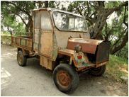 Beschreibung: uto, oldtimer, camion, epav&abreve;, transport, corfu
